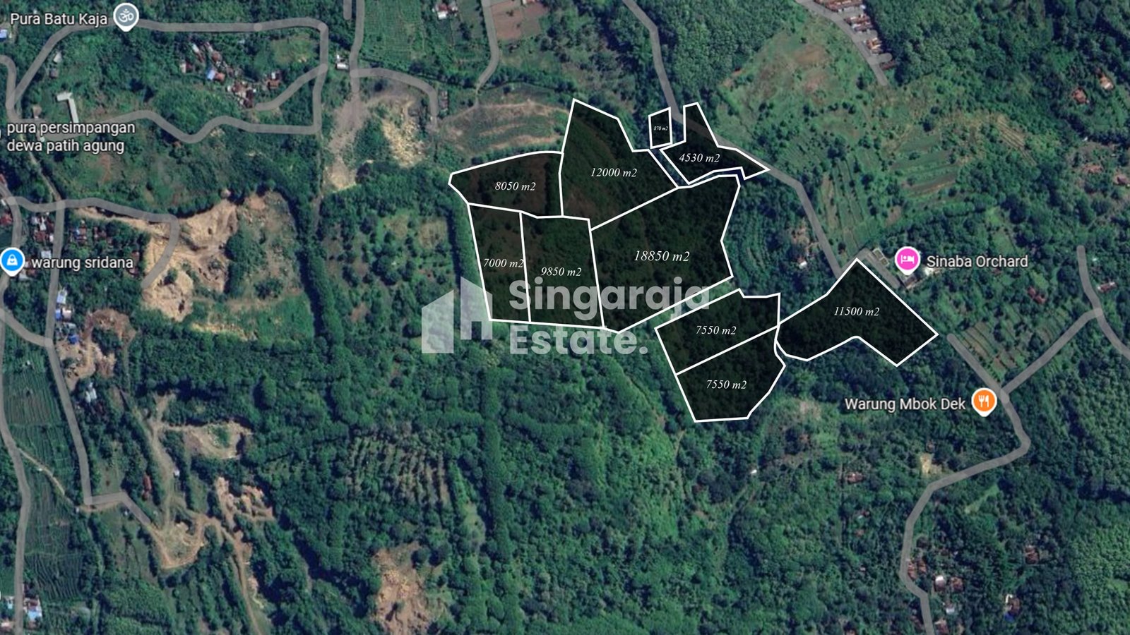 Tanah 10 Hektar Dekat Pantai di Kawasan Seririt - Image 3